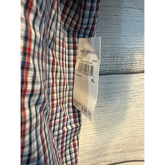 NWT Men's Ben Sherman Short Sleeve House Check Shirt - Picture 2 of 4